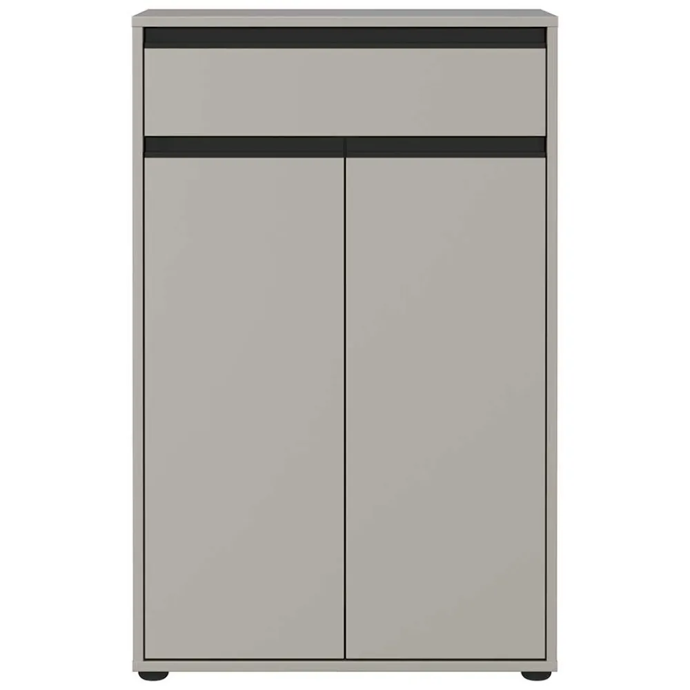 Wohnen Highboards<Badezimmer Vertiko in Grau - Ancela