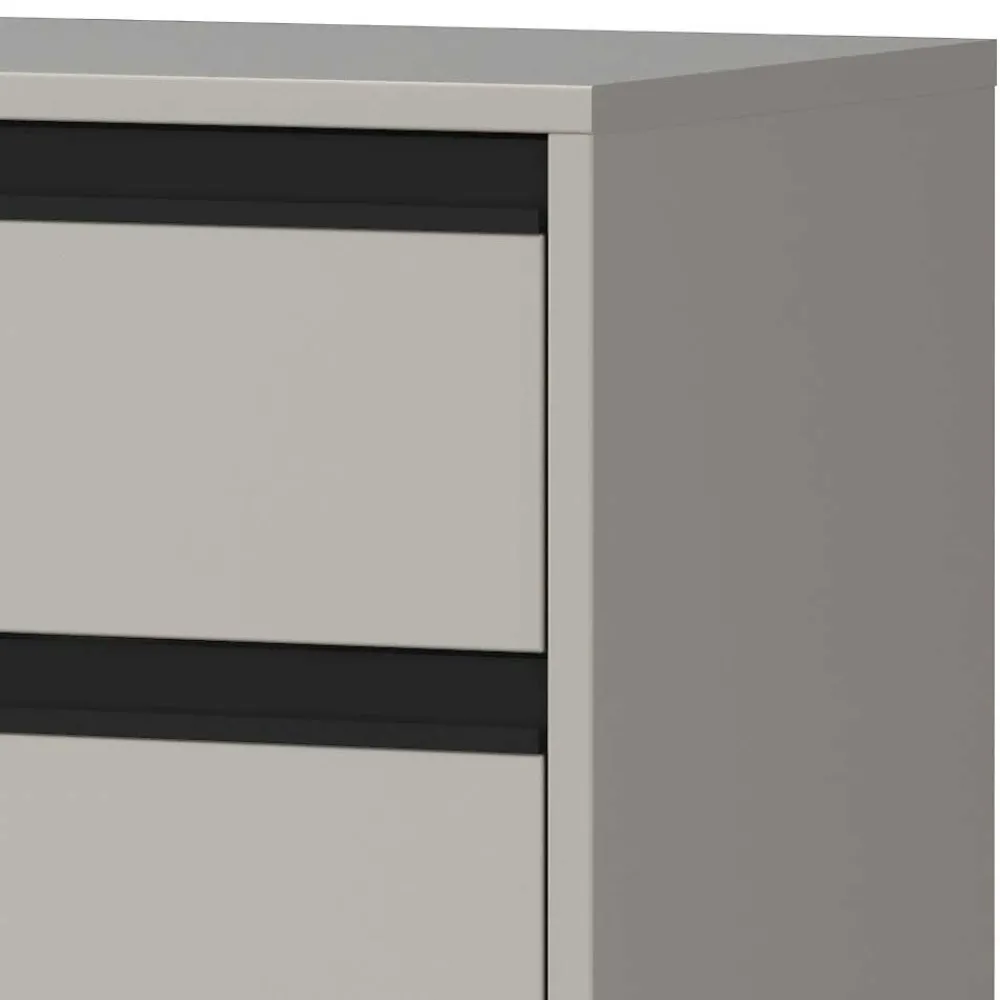 Wohnen Highboards<Badezimmer Vertiko in Grau - Ancela
