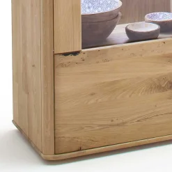 Wohnen Highboards<Balkeneiche Highboard 2-türig - Destal