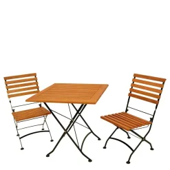 Wohnen Sitzgruppe<Balkon Klappgarnitur mit zwei Sitzplätzen - Zirova (dreiteilig)