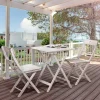 Wohnen Sitzgruppe<Balkon Sitzgruppe in Grey Wash - Paisly (dreiteilig)