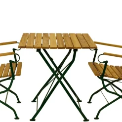 Wohnen Sitzgruppe<Balkonmöbel Set aus Robinie - Emily (dreiteilig)