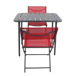 Wohnen Sitzgruppe<Balkontisch & Klappstühle Set - Maximilian (dreiteilig)