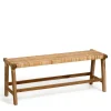 Wohnen Sitzbank<Bank aus Rattan Geflecht & Teak Holz - Thani