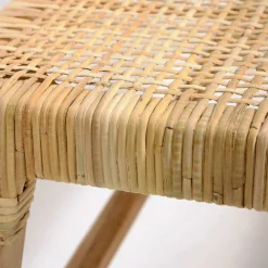 Wohnen Sitzbank<Bank aus Rattan Geflecht & Teak Holz - Thani
