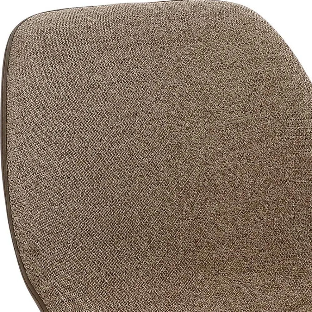 Wohnen Hocker<Barhocker mit Lehne in Schlamm & Beige - Maylana