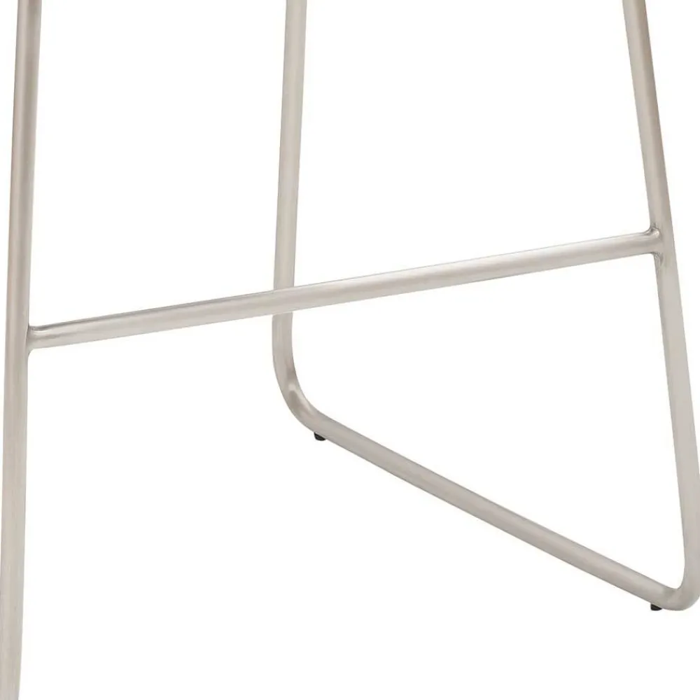 Wohnen Hocker<Barhocker mit Lehne in Schlamm & Beige - Maylana