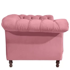 Wohnen Sessel<Barock Style Big Sessel in Rosa Samtvelours - Clewono