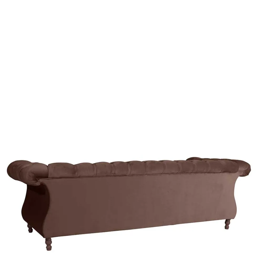 Wohnen Sofas<Barock Style Sofa in Braun Samtvelours - Exados