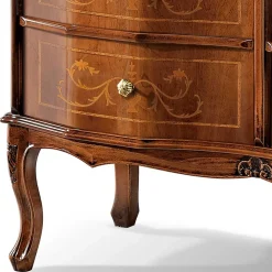 Wohnen Tv & Hifi-Möbel|Lowboards<Barock TV Schrank in Nussbaumfarben - Motiz