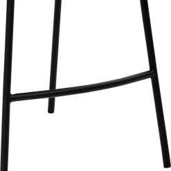 Wohnen Hocker<Barstuhl in Lichtgrau Kunstleder - Mayotta