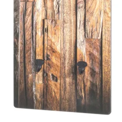 Wohnen Garderoben<Bedruckte Garderobe im Vintage Holz Dekor - Cuyano