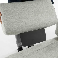 Wohnen Sofas<Beigefarbene Zweisitzer Couch mit Anstelltisch - Curacao