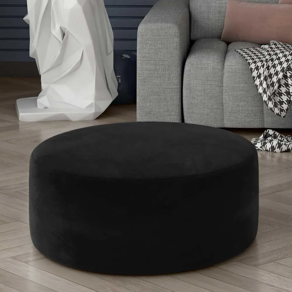 Wohnen Hocker<Beistellhocker aus mattem Samt - Sentiagamo
