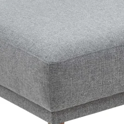 Wohnen Hocker<Beistellhocker aus Strukturstoff Grau - Lyanez
