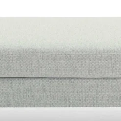 Wohnen Hocker<Beistellhocker in Offwhite Stoffbezug - Udessa