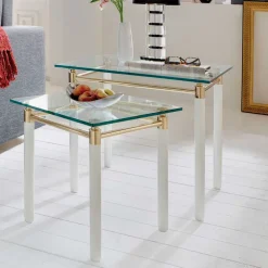 Wohnen Tische<Beistelltisch Elana aus Glas