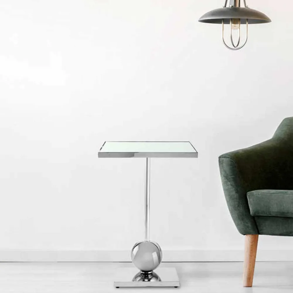 Wohnen Tische<Beistelltisch mit Spiegelglas-Platte - Lusa