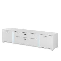 Wohnen Tv & Hifi-Möbel|Lowboards<Beleuchtetes TV-Lowboard in Weiß - Tirol