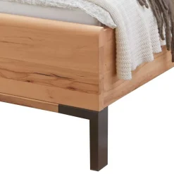 Wohnen Betten<Bett Anlage in Kernbuche & Beige - Krofun I (dreiteilig)