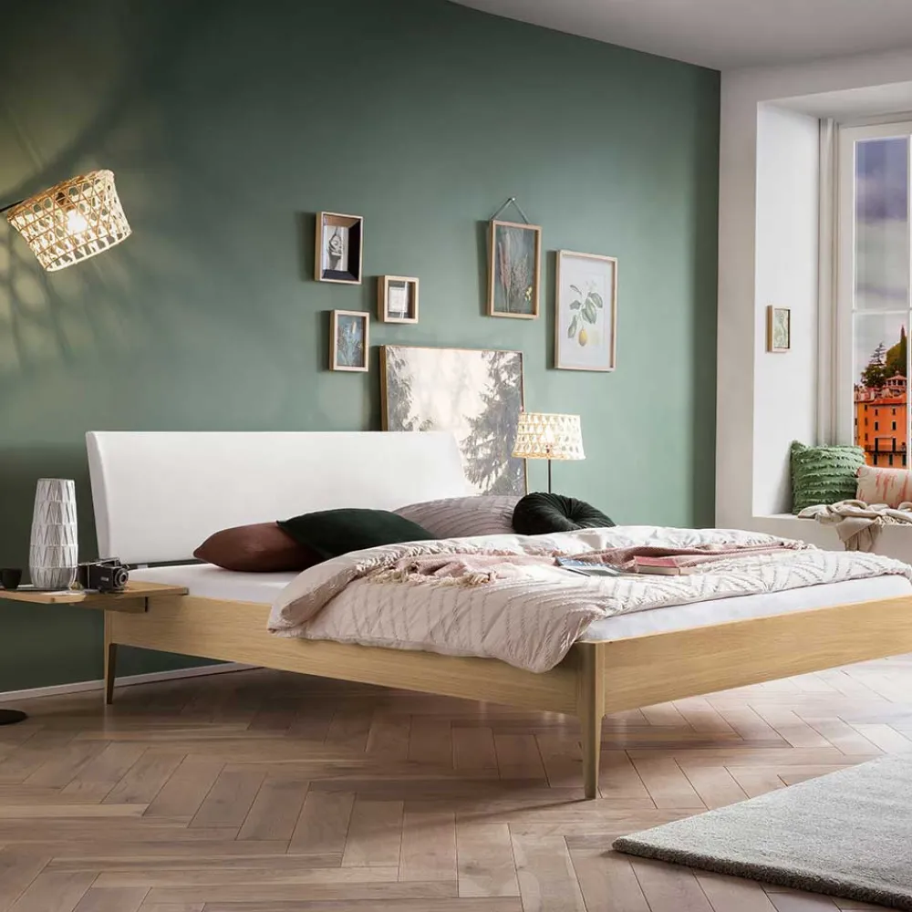 Wohnen Betten<Bett aus Eiche Massivholz Hell - Croatia