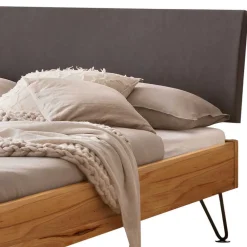 Wohnen Betten<Bett aus Massivholz Wildbuche geölt - Francais