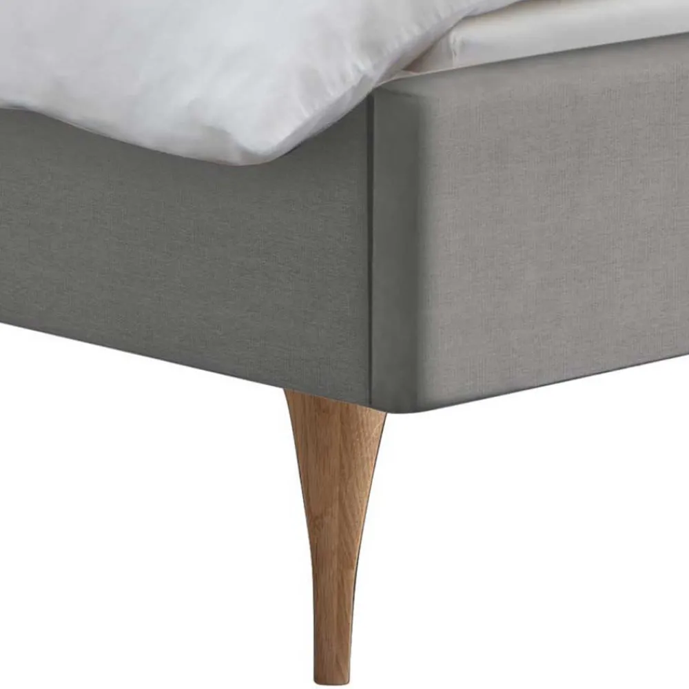 Wohnen Betten<Bett im Skandinavischen Stil in Grau - Zeilo