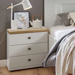 Wohnen Betten<Bett in 140 cm Breite im Landhausstil - Ignacio