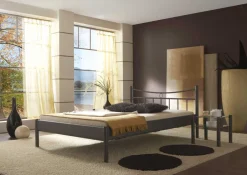 Wohnen Betten<Bett Regina aus Metall