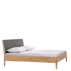 Wohnen Betten<Bettgestell aus Holz Wildeiche Honig - Nicono
