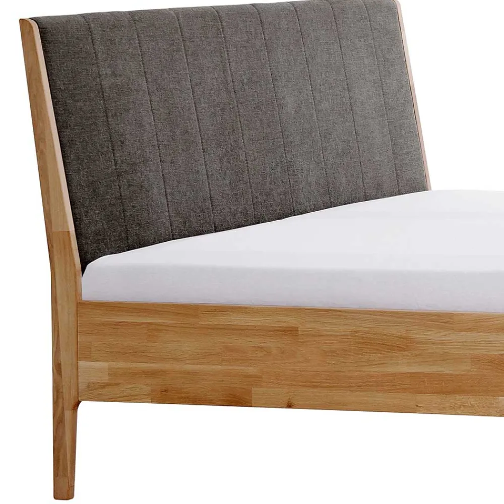 Wohnen Betten<Bettgestell aus Holz Wildeiche Honig - Nicono