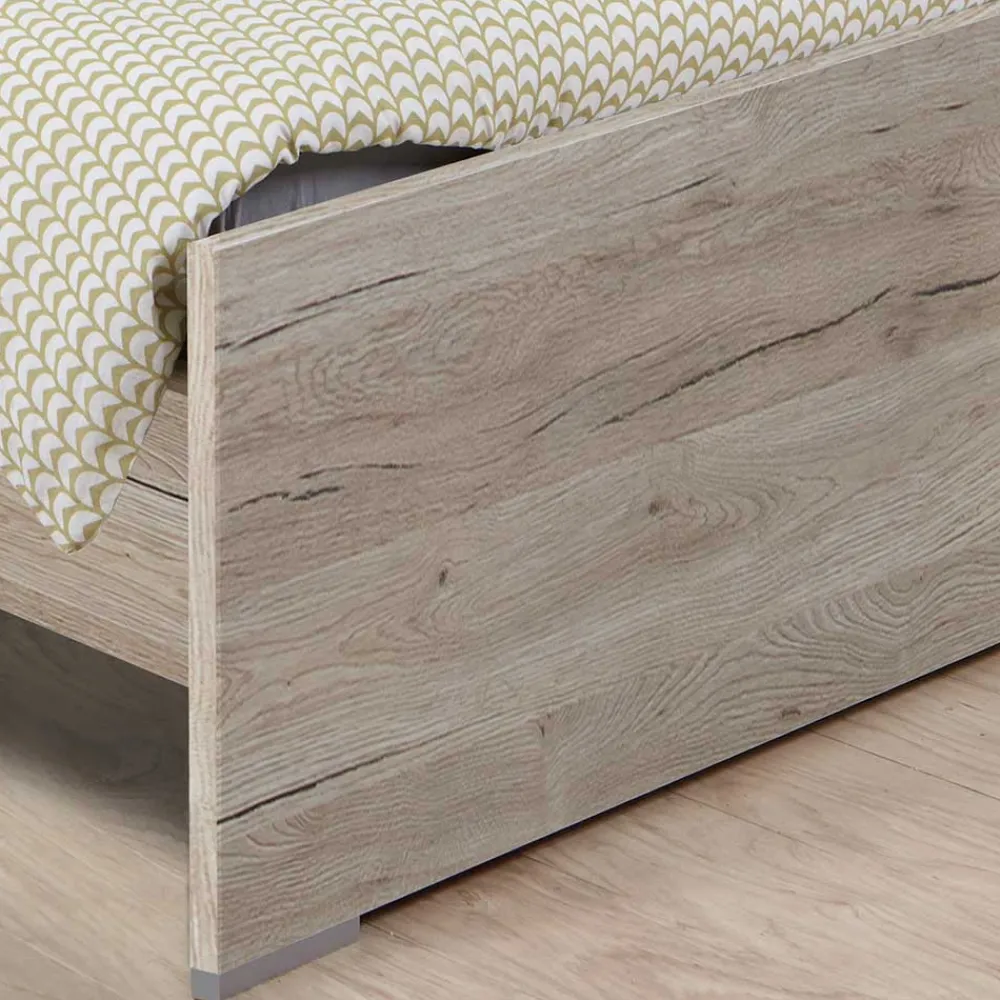 Wohnen Betten<Bettgestell in Holzoptik Eiche San Remo - Folio