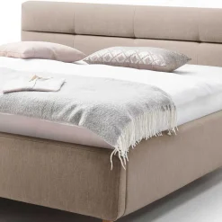 Wohnen Betten<Bettkasten Polsterbett in Beige & Eiche - Stroy