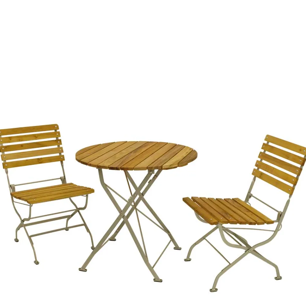 Wohnen Sitzgruppe<Biergarten Sitzgarnitur für 2 Personen - Monice (dreiteilig)