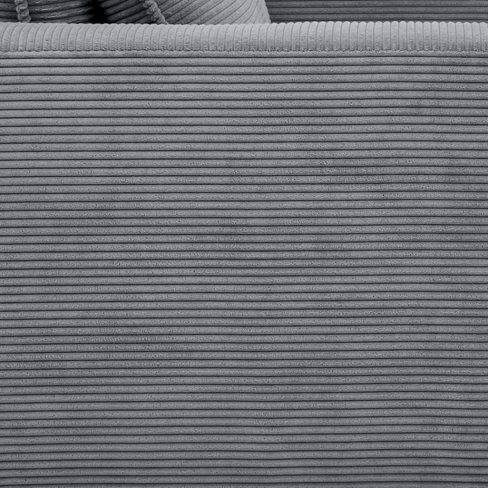 Wohnen Sessel<Big Sessel aus Cord in Anthrazit - Ruffos