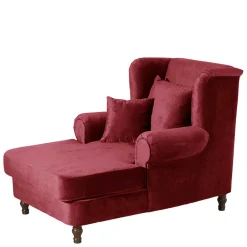Wohnen Sessel<Big Sessel in Rot Samtvelours - Simple