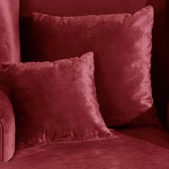 Wohnen Sessel<Big Sessel in Rot Samtvelours - Simple