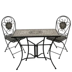 Wohnen Sitzgruppe<Bistrotisch Gruppe mit Mosaik - Tasmania (dreiteilig)