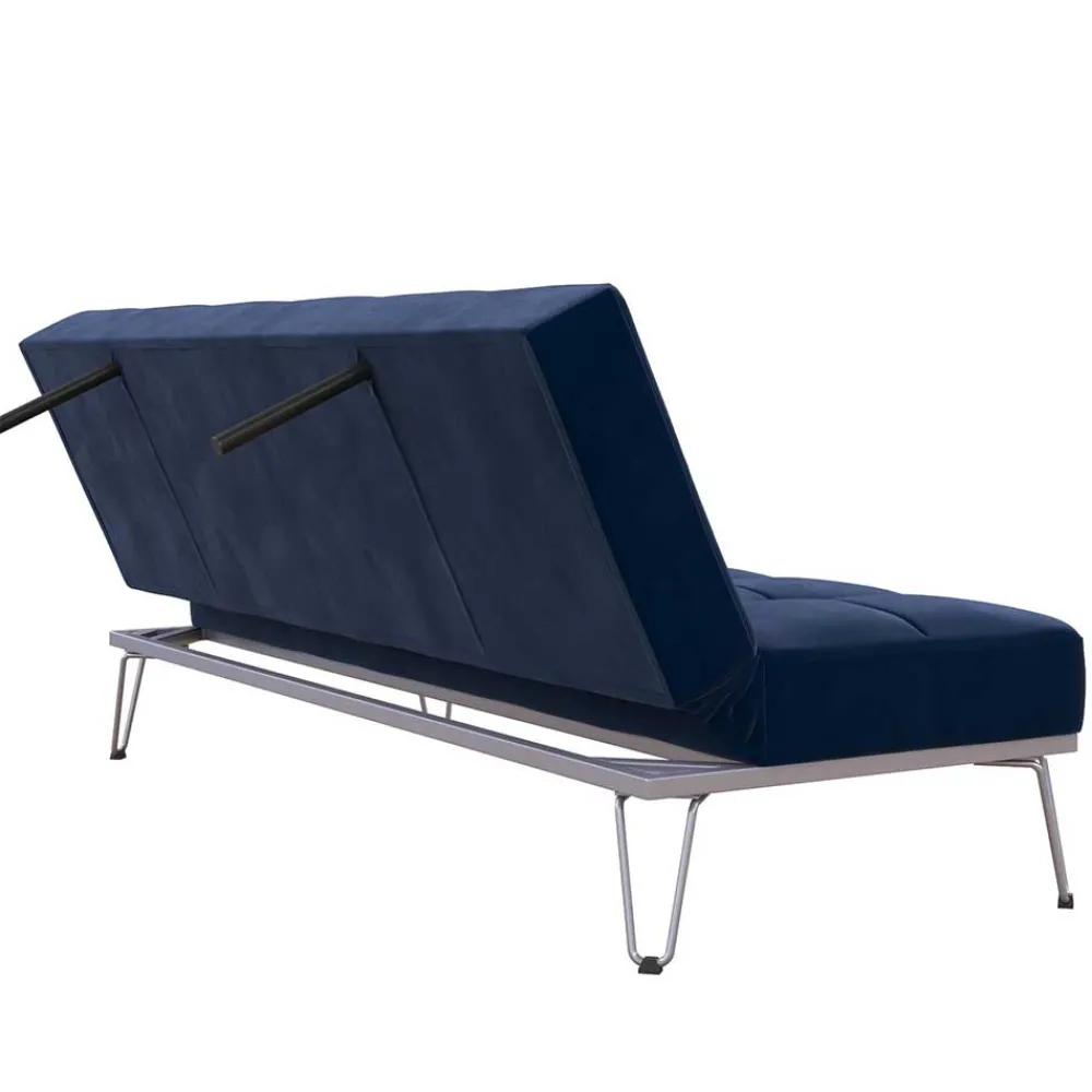 Wohnen Sofas<Blaue Schlafcouch mit Samt Bezug - Otrando