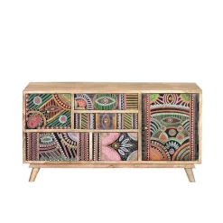 Wohnen Tv & Hifi-Möbel|Lowboards<Boho Style Kommode handbemalt - Winner