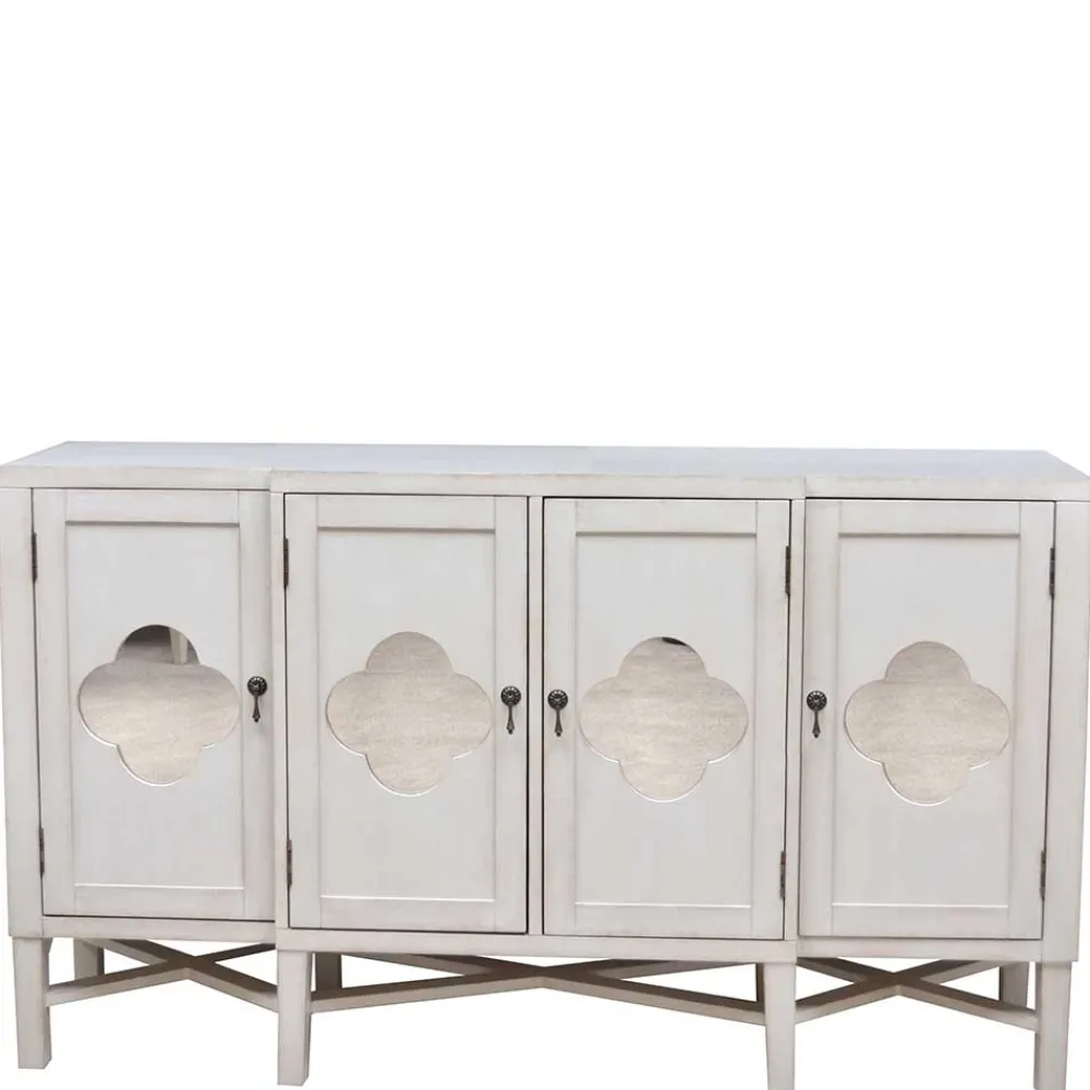 Wohnen Sideboards<Boho Türen-Kommode in Antikweiß - Anice