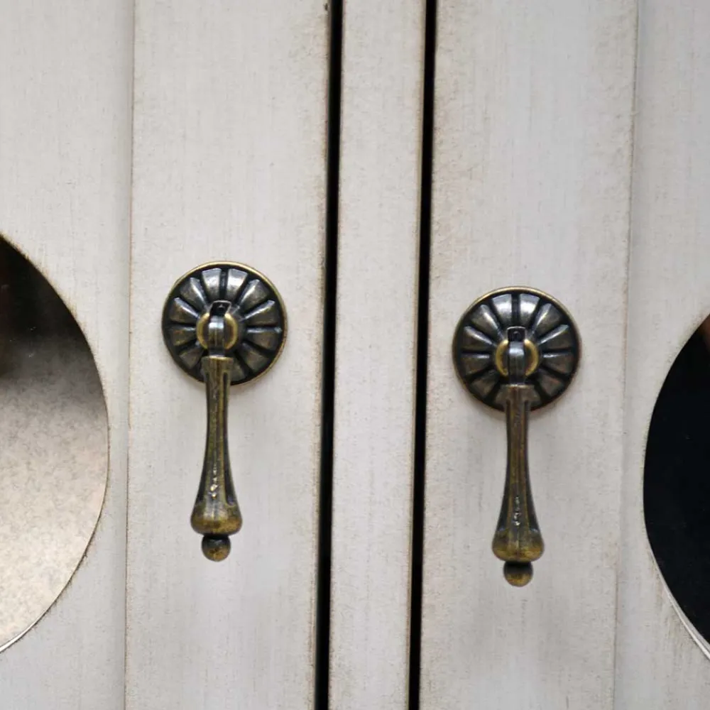 Wohnen Sideboards<Boho Türen-Kommode in Antikweiß - Anice