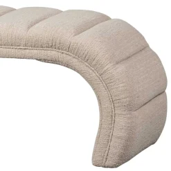 Wohnen Sitzbank<Boucle Design Bank in Beigegrau - Porian