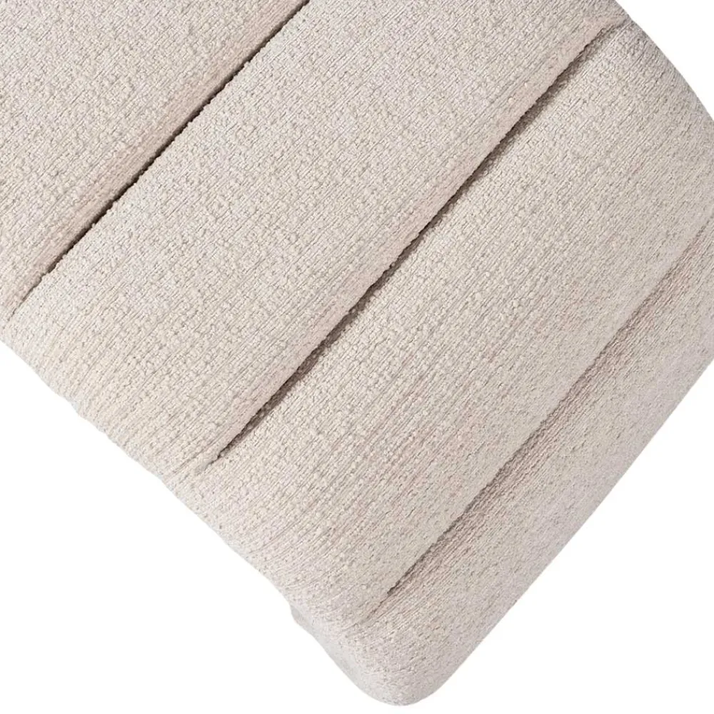 Wohnen Sitzbank<Boucle Design Bank in Beigegrau - Porian