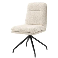 Wohnen Stühle<Boucle Drehstuhl in Creme - Rocono