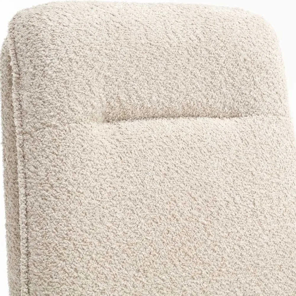 Wohnen Stühle<Boucle Drehstuhl in Creme - Rocono