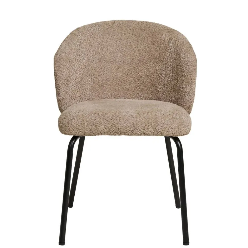Wohnen Stühle<Boucle Polsterstühle in Beige - Runicava (2er Set)
