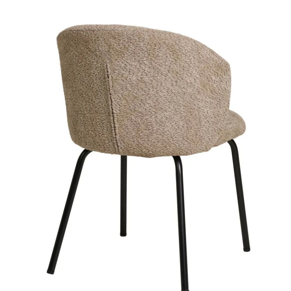 Wohnen Stühle<Boucle Polsterstühle in Beige - Runicava (2er Set)