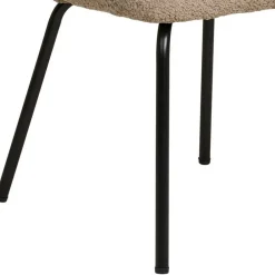 Wohnen Stühle<Boucle Polsterstühle in Beige - Runicava (2er Set)