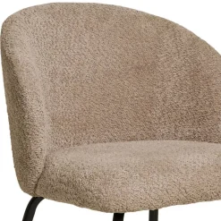 Wohnen Stühle<Boucle Polsterstühle in Beige - Runicava (2er Set)